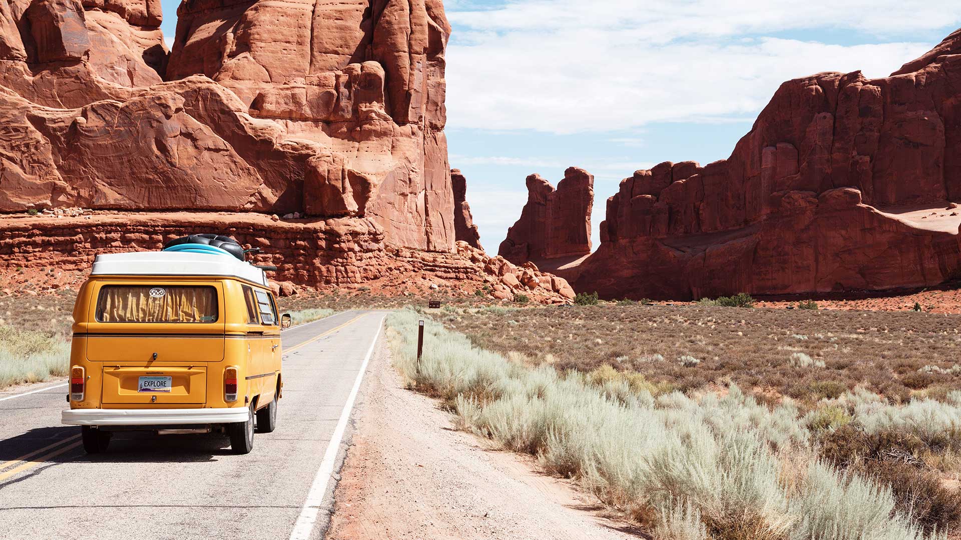 The road to Arches